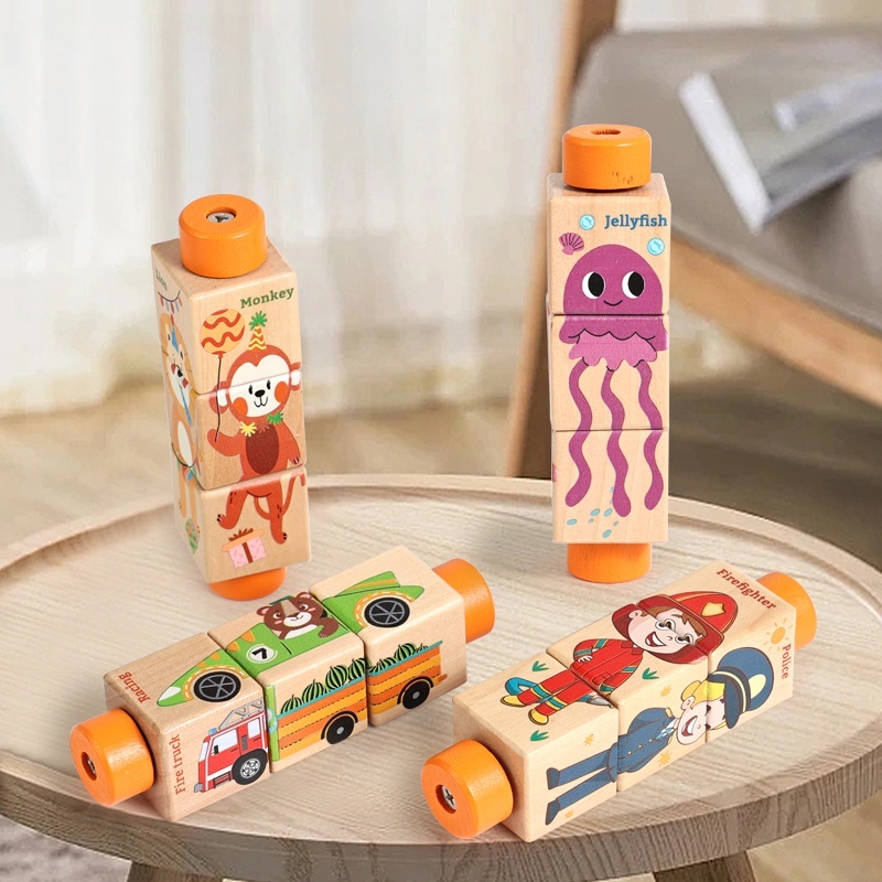 Baby Wooden Rotating Jigsaw Pu - Baby Nursery Mobile recensie en prijs