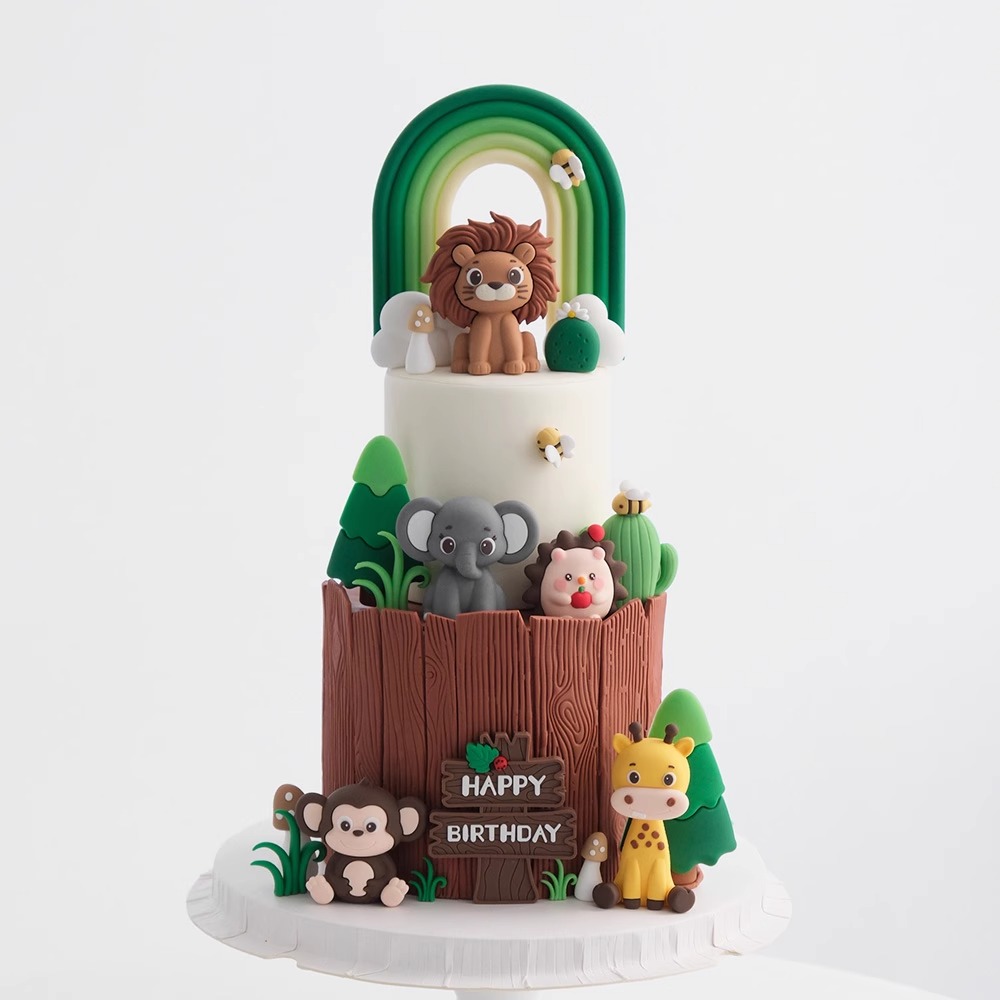 Jungle Safari Animal Cake Topp - Baby Nursery Jungle Theme recensie en prijs