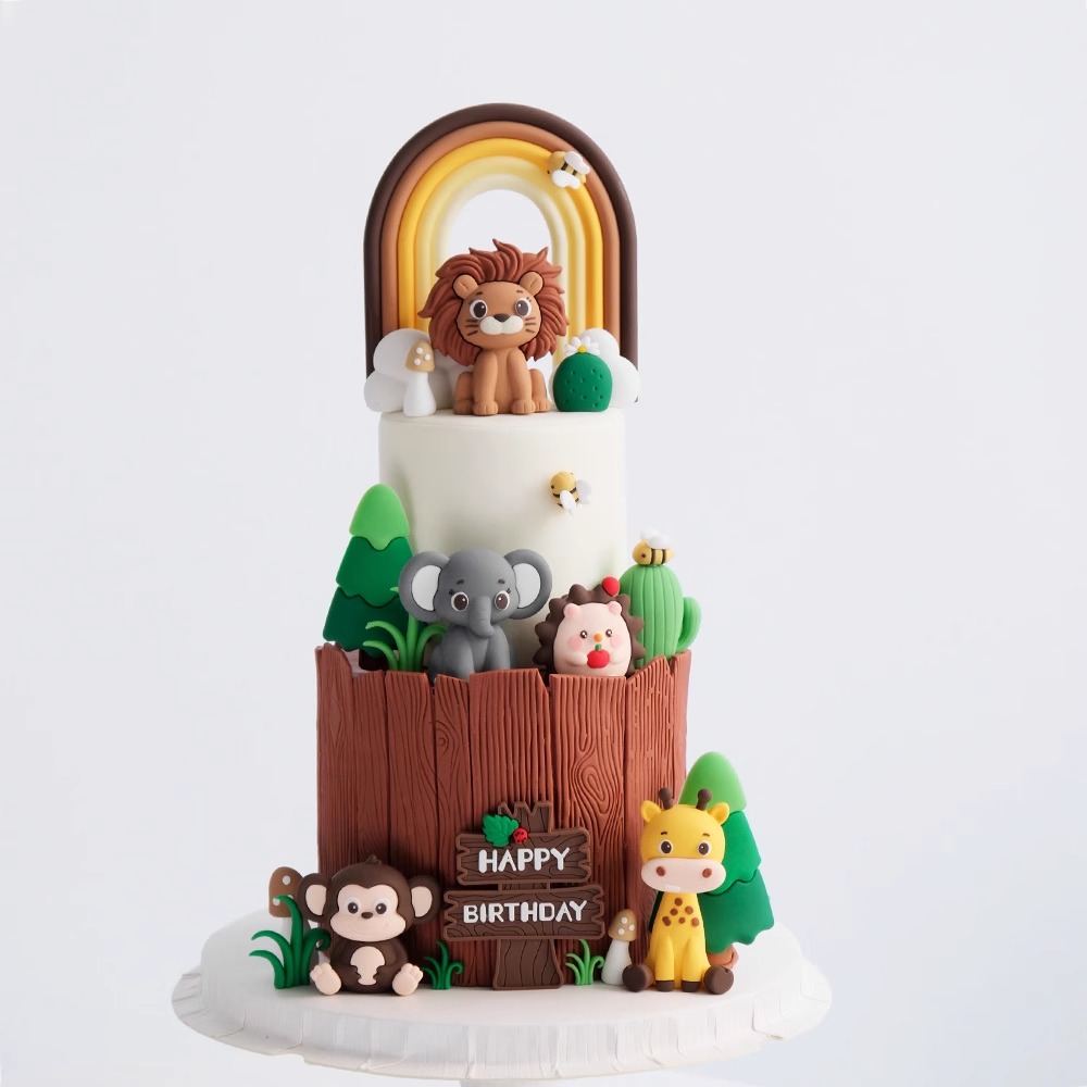 Jungle Safari Animal Cake Topp - Baby Nursery Jungle Theme recensie en prijs