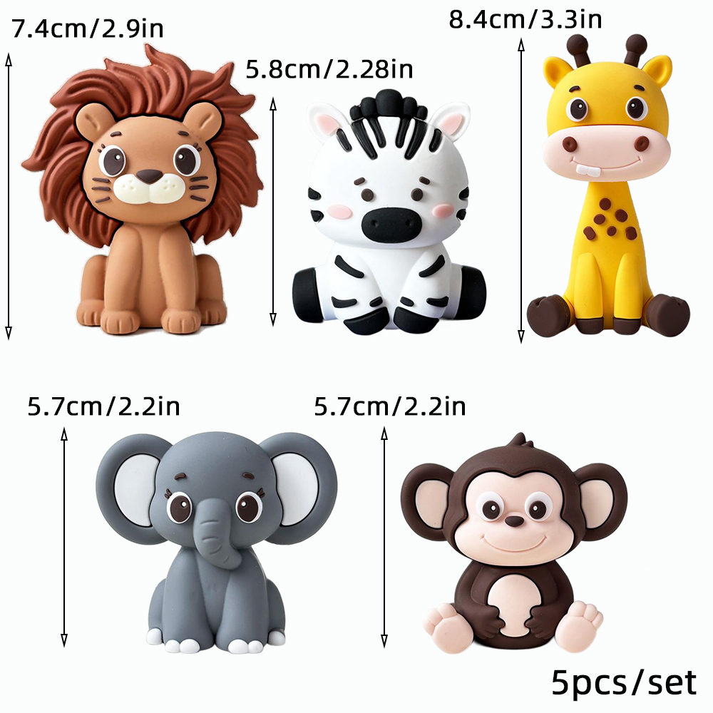 Jungle Safari Animal Cake Topp - Baby Nursery Jungle Theme recensie en prijs
