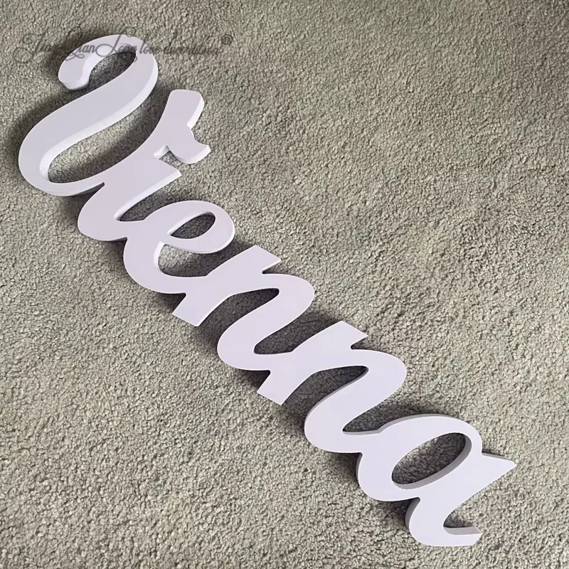 Custom Wooden Name Sign SCRIBB - Baby Nursery Name Wall Art recensie en prijs