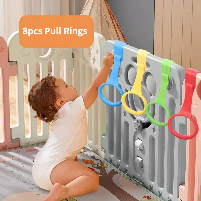 8pcs Pull Rings for Playpen Ba - Baby Nursery Hooks recensie en prijs