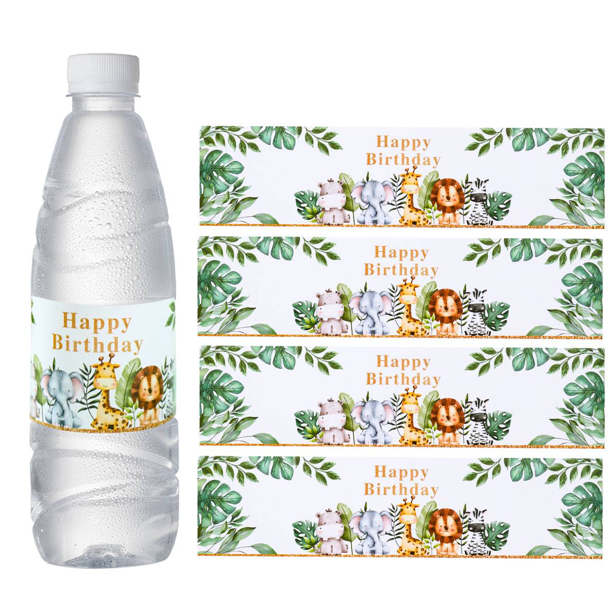Jungle Animal Water Bottle Sti - Baby Nursery Jungle Theme recensie en prijs