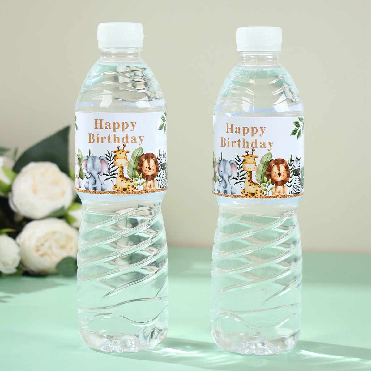 Jungle Animal Water Bottle Sti - Baby Nursery Jungle Theme recensie en prijs