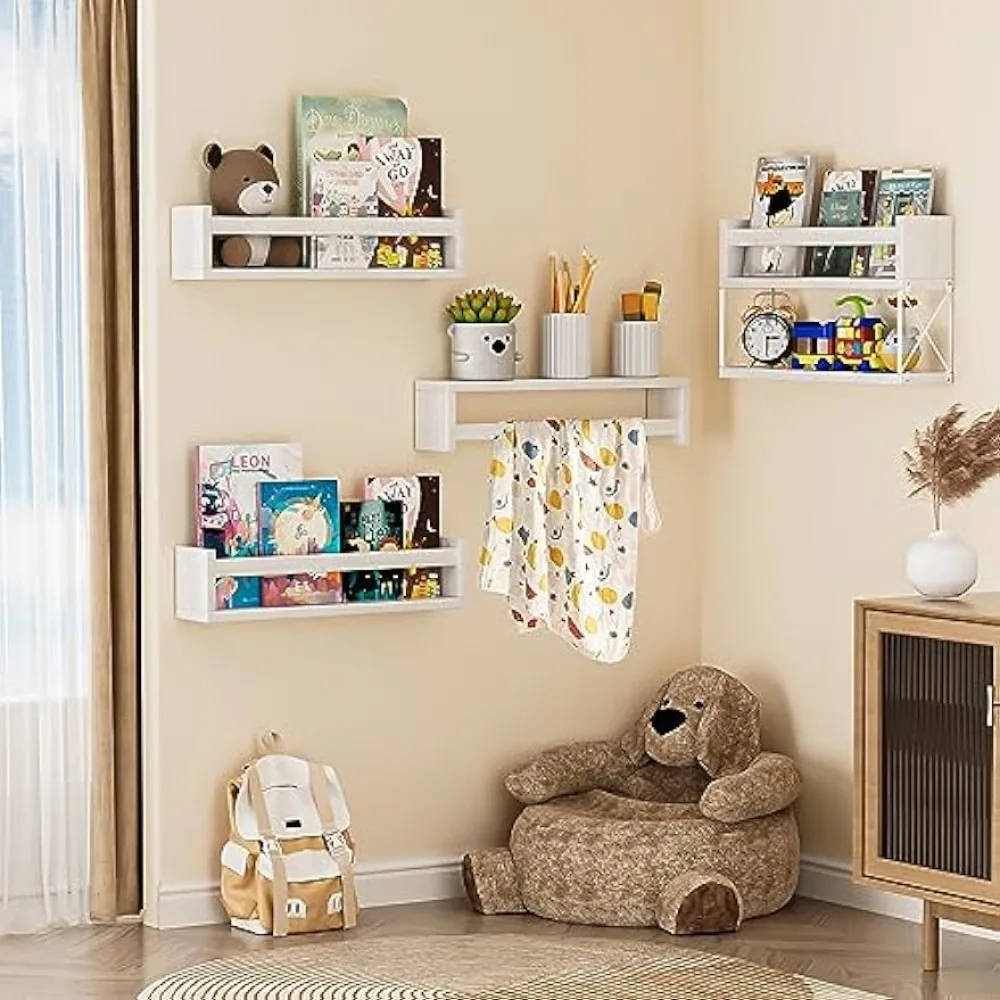 QimCoor Nursery Book Shelves S - Baby Nursery Floating Shelves recensie en prijs