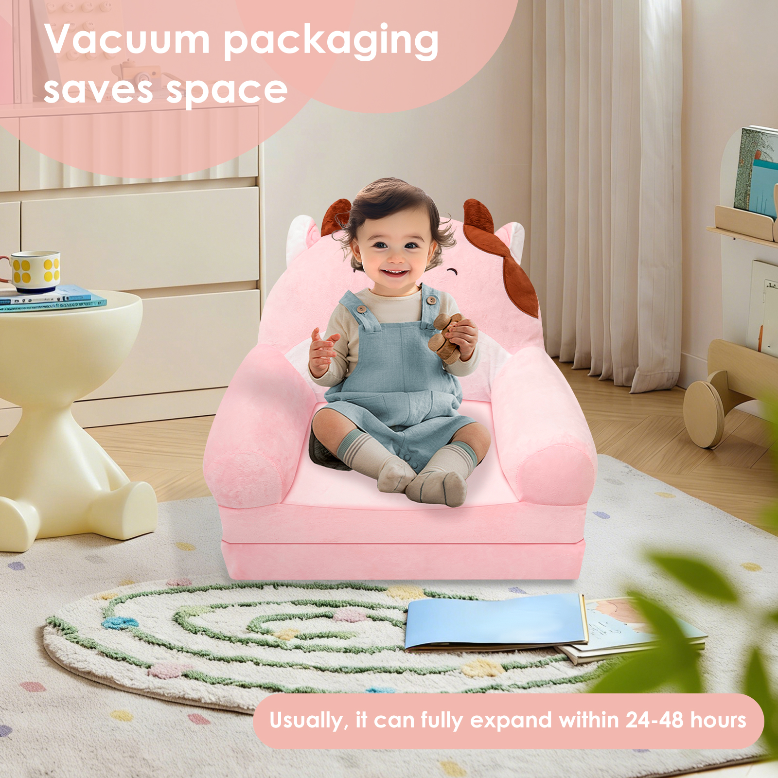 Foldable Kids Sofa Cartoon Bab - Baby Nursery Table recensie en prijs