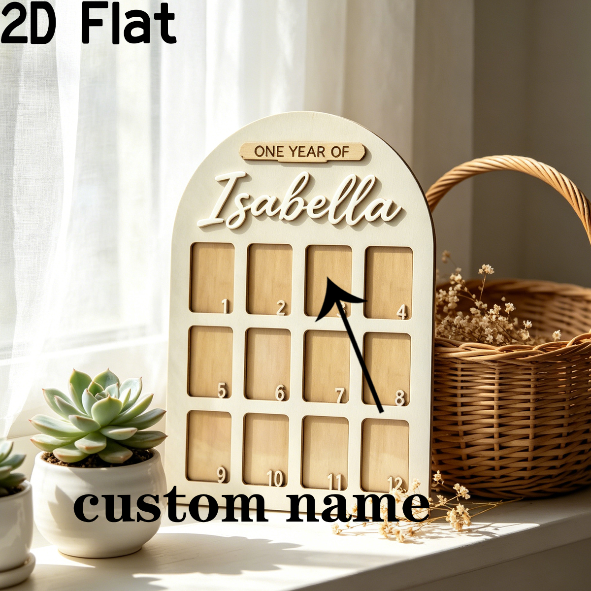 1Pc Custom Photo Record Board  - Baby Nursery Decorations recensie en prijs