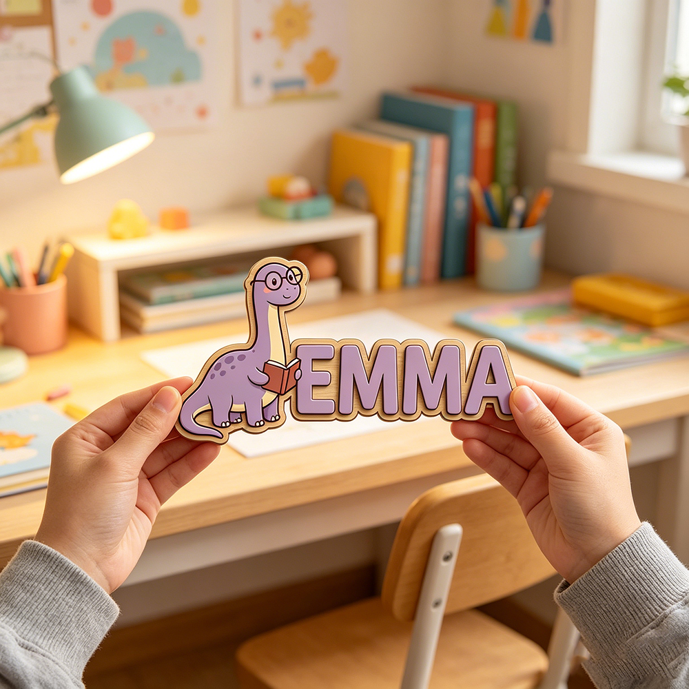 Whimsical Nerdy Dinosaur Custo - Baby Nursery Decorations recensie en prijs