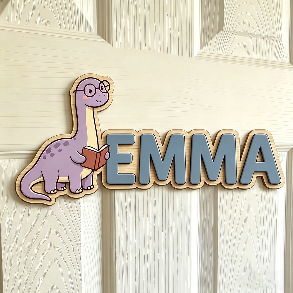 Whimsical Nerdy Dinosaur Custo - Baby Nursery Decorations recensie en prijs
