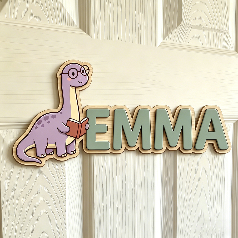 Whimsical Nerdy Dinosaur Custo - Baby Nursery Decorations recensie en prijs