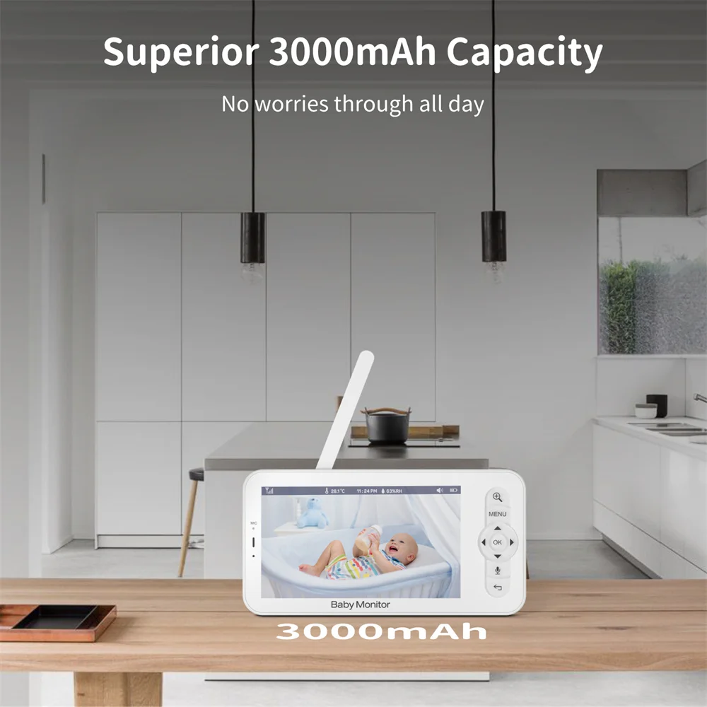 Babystar 5 Inch Wifi Baby Moni - Baby Nursery Mobile recensie en prijs