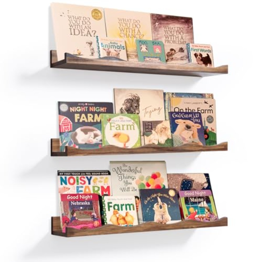 Floating Bookshelf for Floatin - Baby Nursery Floating Shelves recensie en prijs