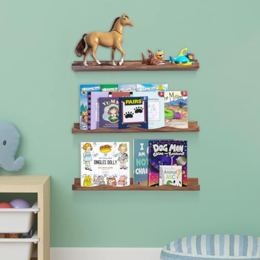 Floating Bookshelf for Floatin - Baby Nursery Floating Shelves recensie en prijs