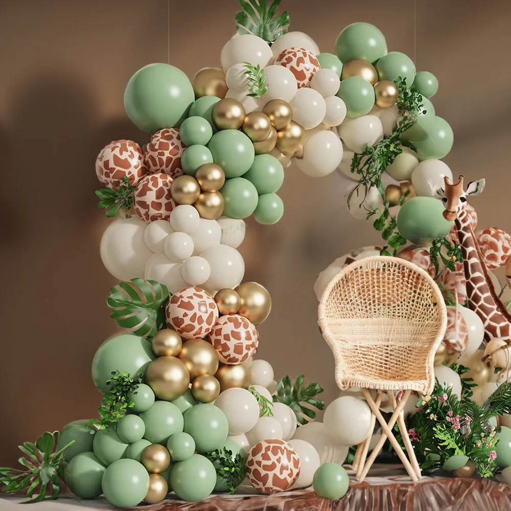 Sage Green Brown Wildlife Them - Baby Nursery Jungle Theme recensie en prijs