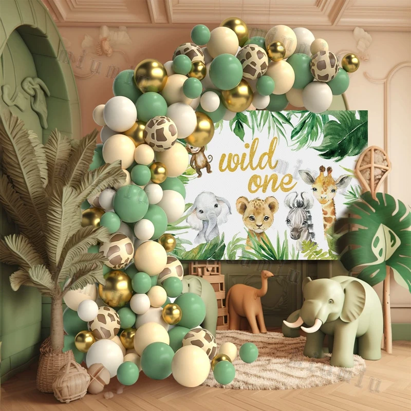 Sage Green Brown Wildlife Them - Baby Nursery Jungle Theme recensie en prijs