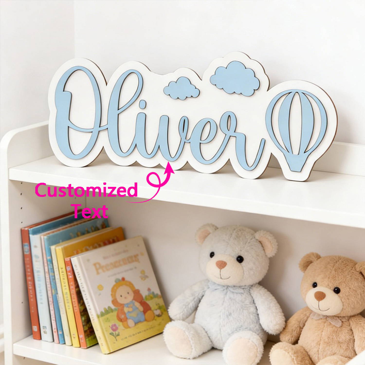 Personalized Hot Air Balloon & - Baby Nursery Decorations recensie en prijs