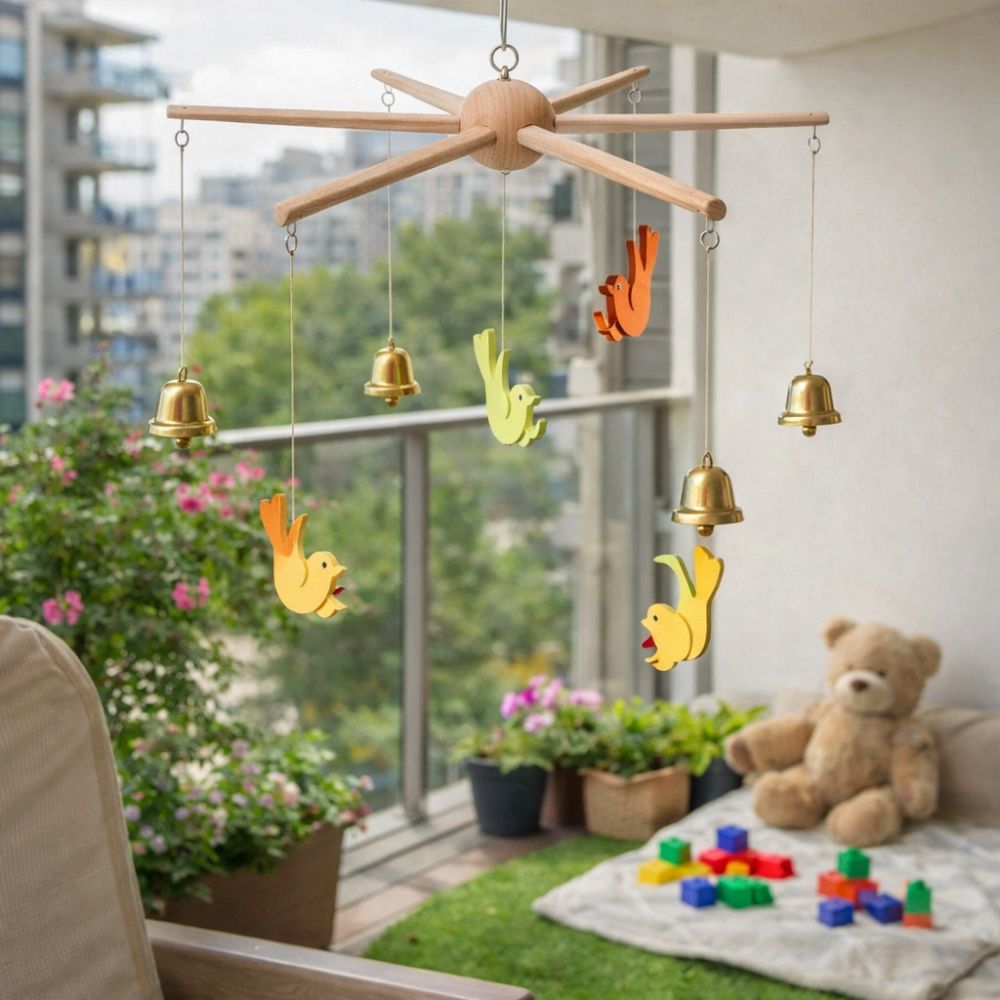 Vintage Style Rotating Wind Ch - Baby Nursery Mobile recensie en prijs