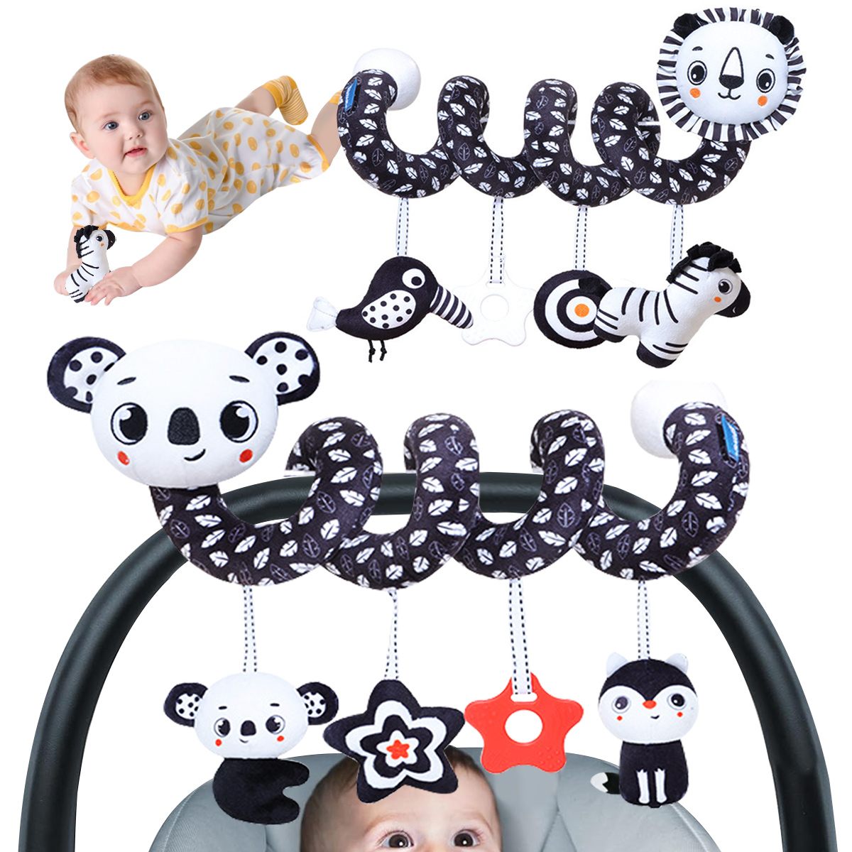 Baby Plush Spiral Hanging Toys - Baby Nursery Mobile recensie en prijs