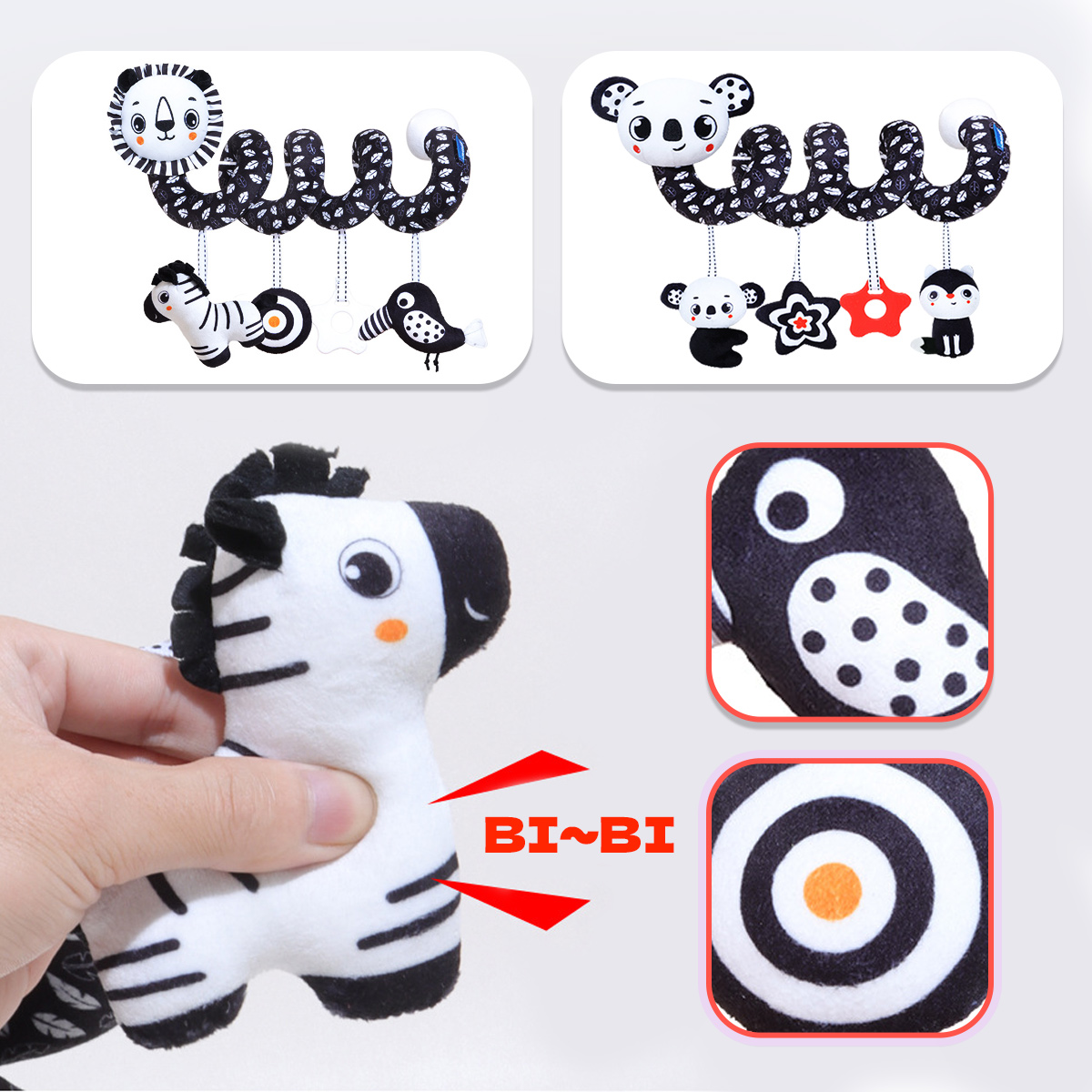 Baby Plush Spiral Hanging Toys - Baby Nursery Mobile recensie en prijs