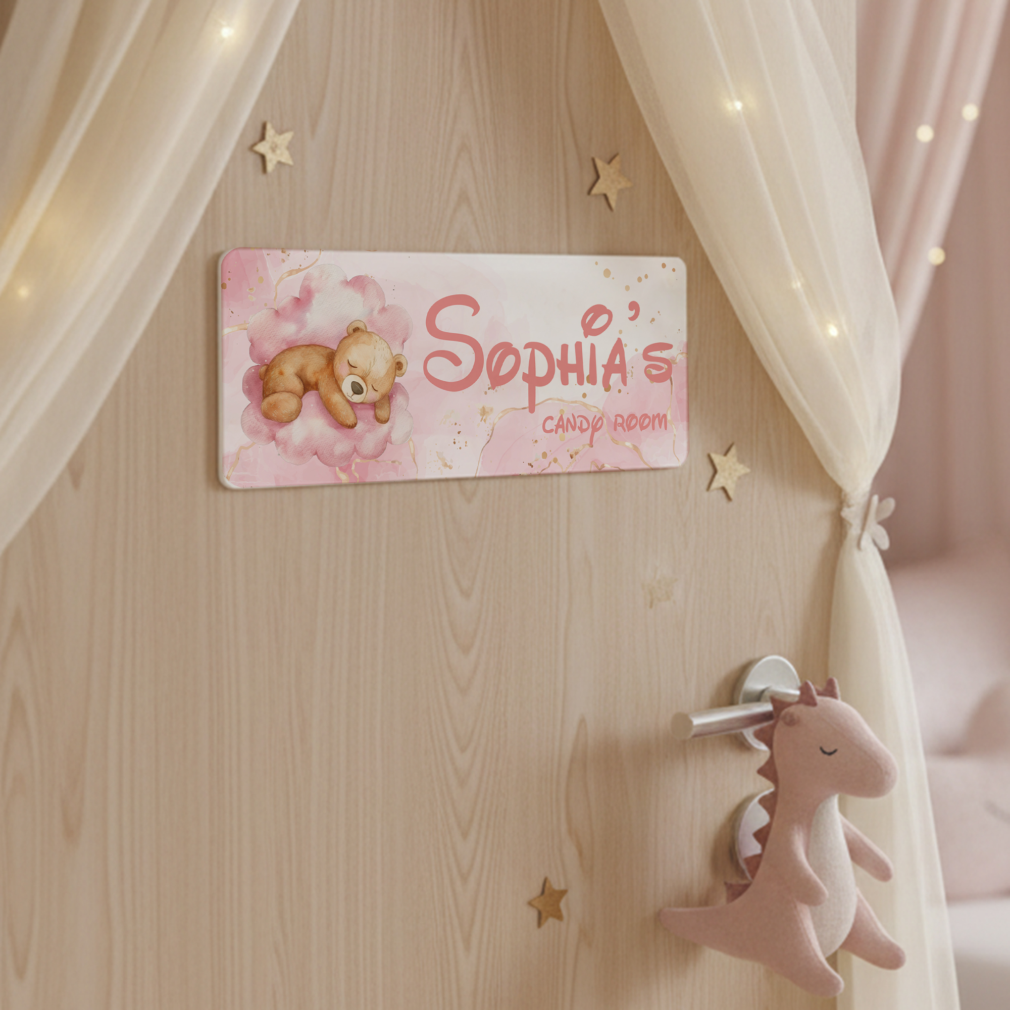 1pc Custom Bear Name/Text Acry - Baby Nursery Decorations recensie en prijs