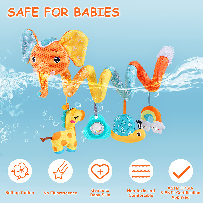Car Seat Toys Infant Color Ele - Baby Nursery Mobile recensie en prijs