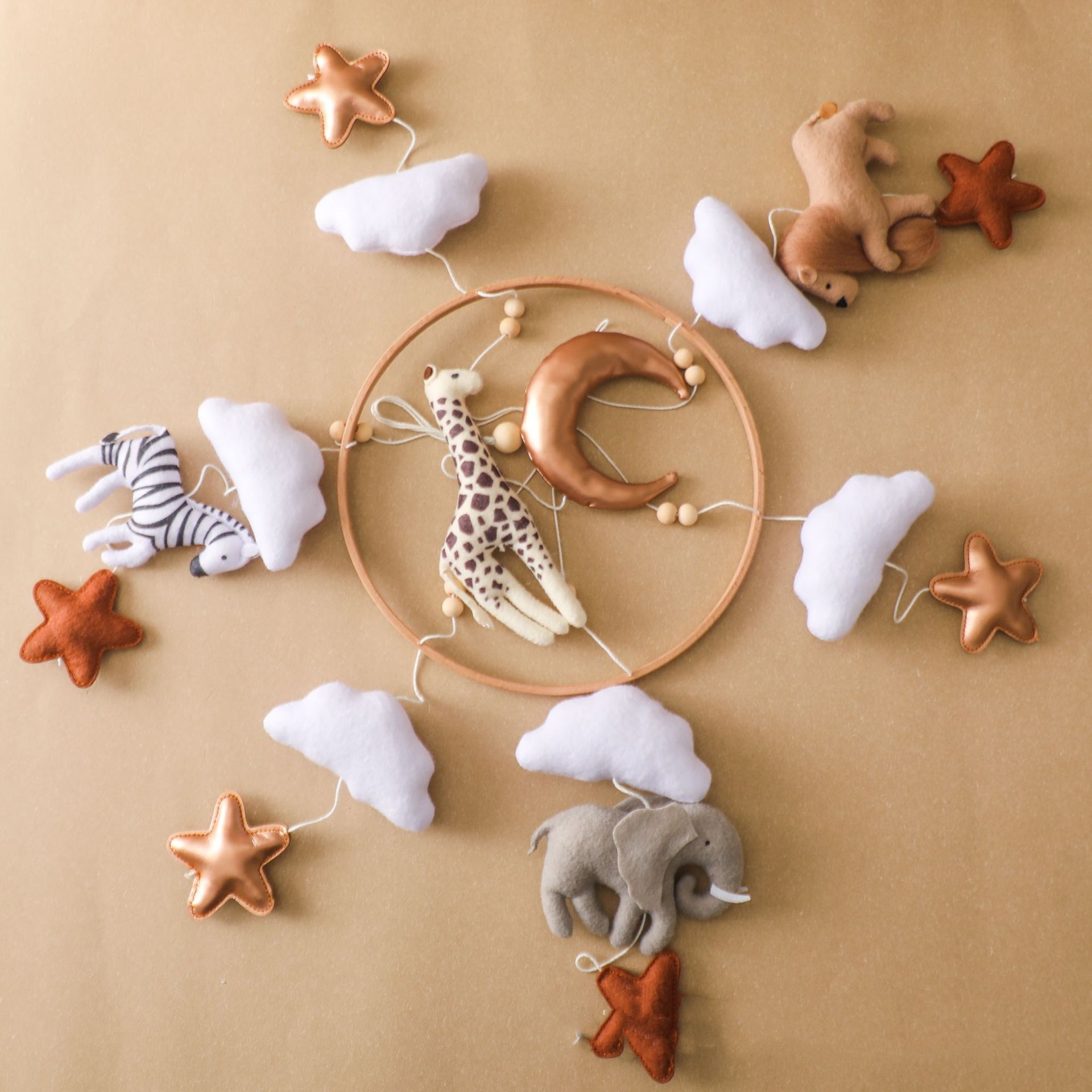 Hot Sale Nordic Handmade Felt  - Baby Nursery Mobile recensie en prijs