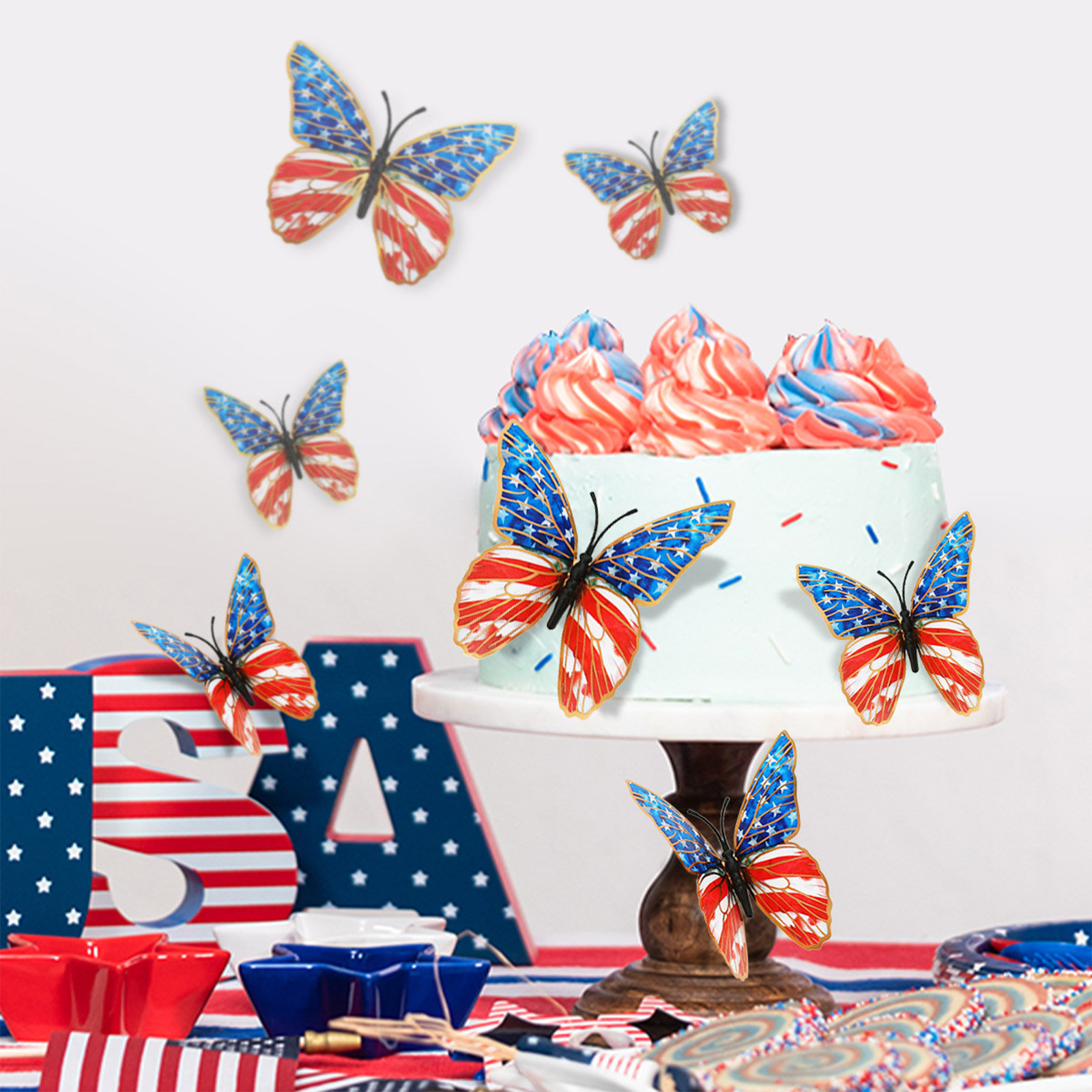 3d Butterfly Wall Stickers Ame - Baby Nursery Room recensie en prijs