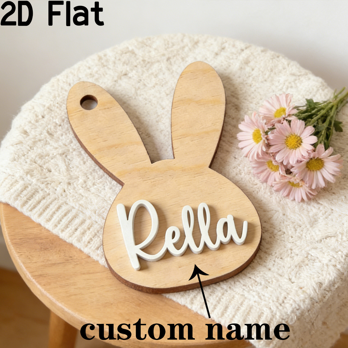 1Pc Custom Cute Animal Rabbit  - Baby Nursery Room recensie en prijs