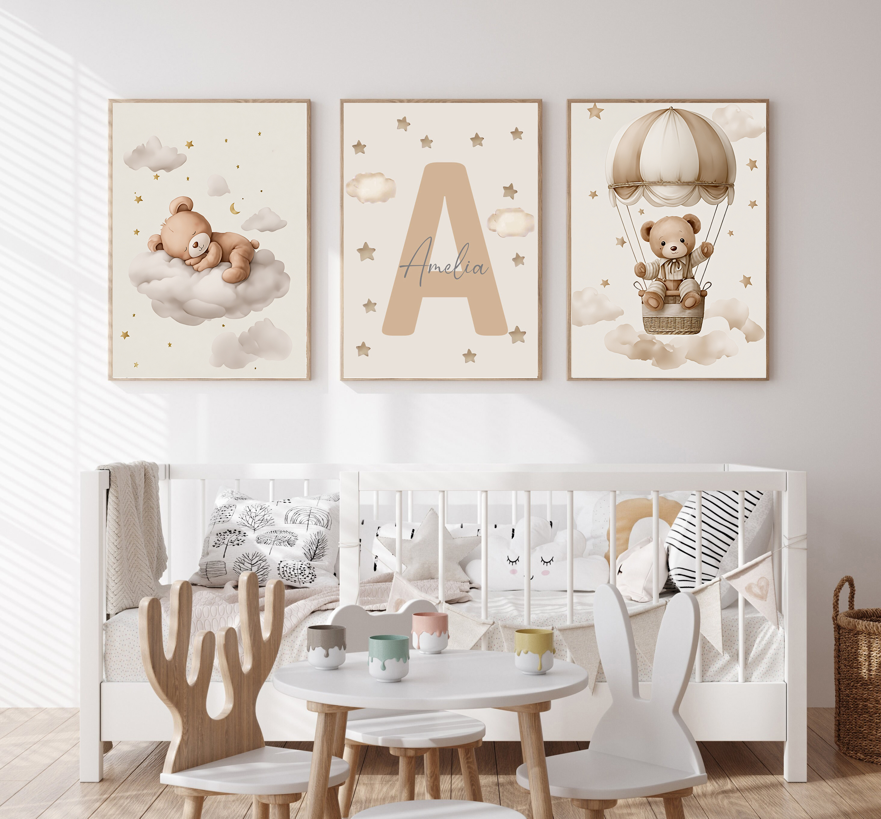 3pcs/set Bohemian Teddy Bear A - Baby Nursery Decorations recensie en prijs
