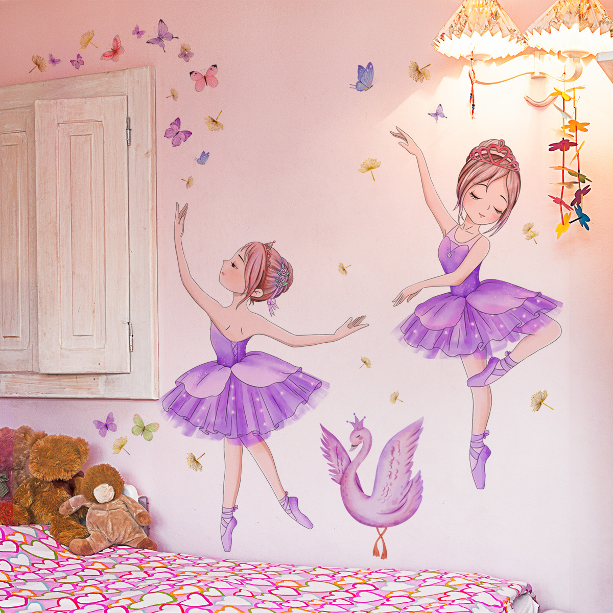 Ballet Girl Vinyl Child Wall S - Baby Nursery Ideas Girl recensie en prijs