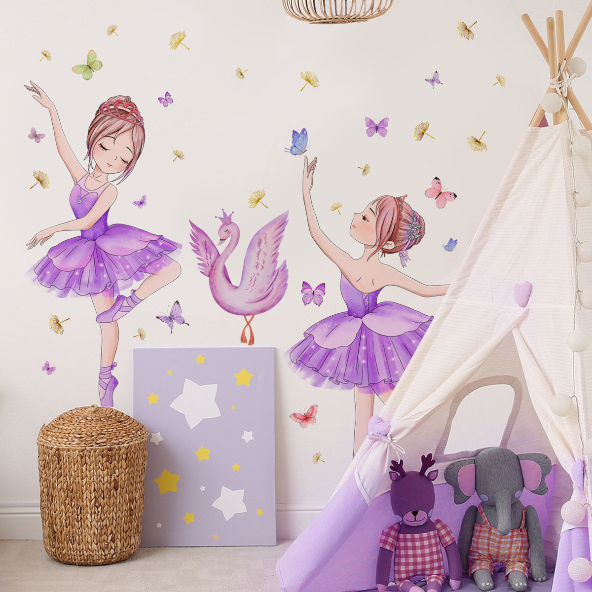Ballet Girl Vinyl Child Wall S - Baby Nursery Ideas Girl recensie en prijs