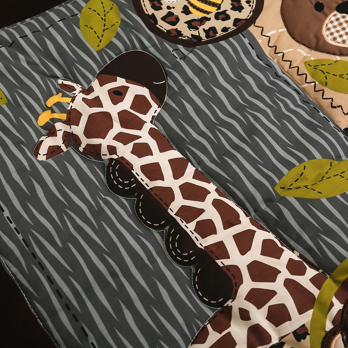3Pcs Embroidered Newborn Baby  - Baby Nursery Jungle Theme recensie en prijs